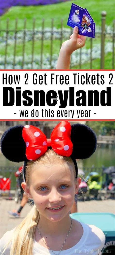 How To Get Free Disneyland Tickets .